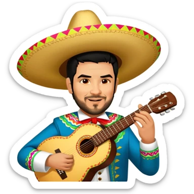Mariachi Musician sticker