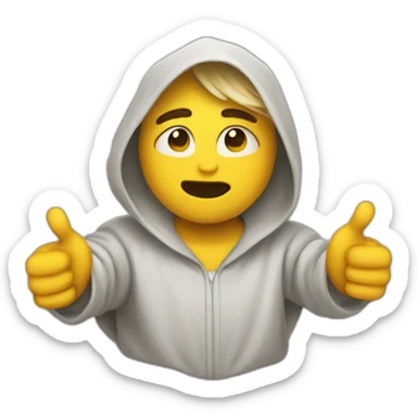 shrug like shrug emoticon sticker