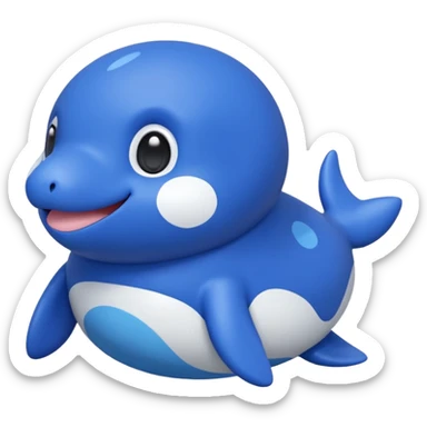 Spheal-Popplio-Fakémon-creature (full body) sticker