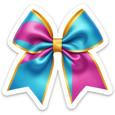 Cheer bows  sticker