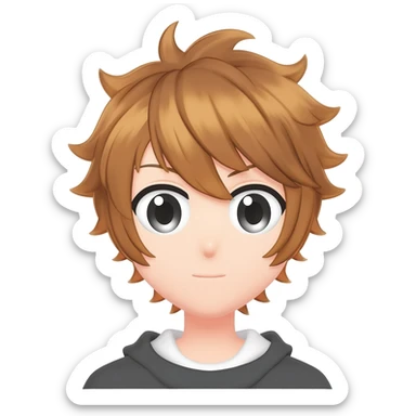 Anime character sticker