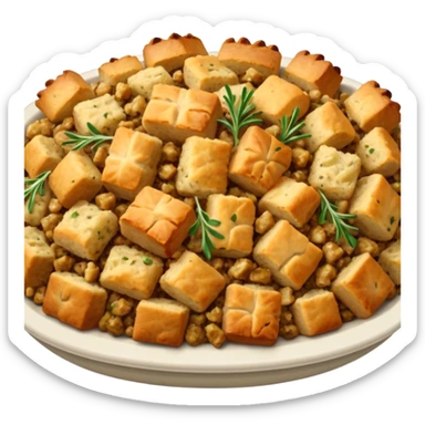 thanksgiving stuffing sticker