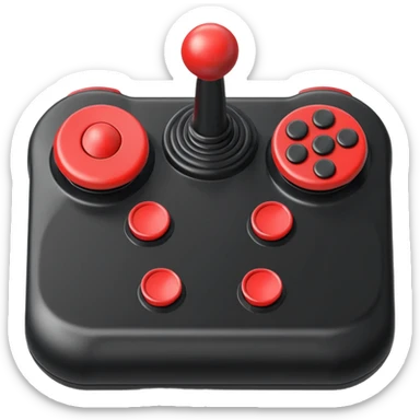 retro joystick sticker