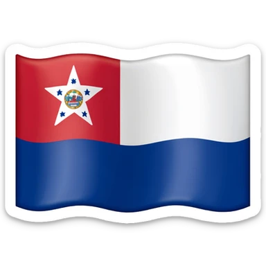 North Carolina state flag sticker