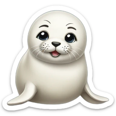 baby seal sticker