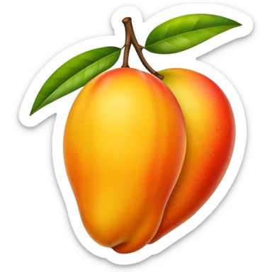 Mango image in professional look sticker