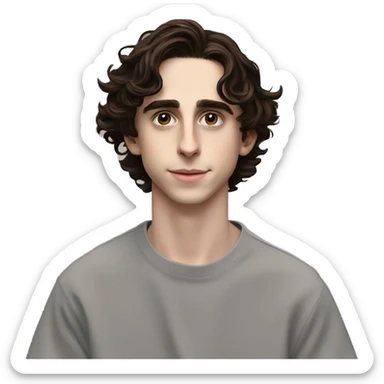 Timothèe Chalamet sticker
