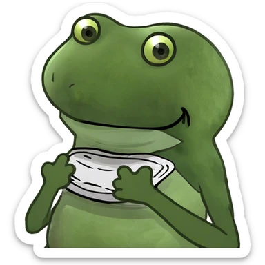 struggling to hold in poop sticker