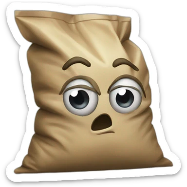 smelly stinky rubbish sticker