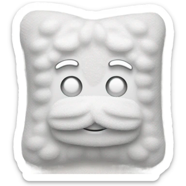 white body wash  cloth sticker