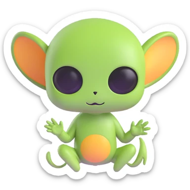 Shiko alien  sticker