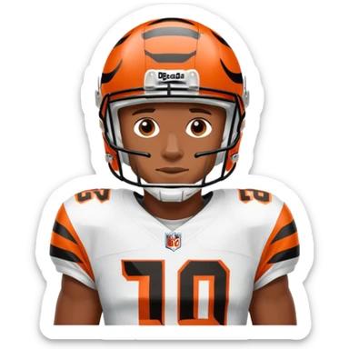 tee higgins bengals football player sticker