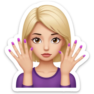 🙄💅🏻要厭世加上眼睫毛（單純頭像 sticker