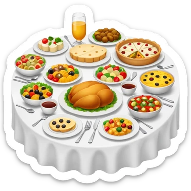 catered lunch sticker