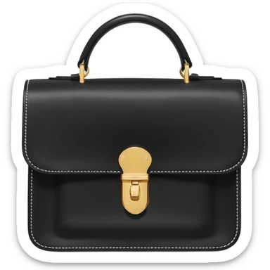 Black jacquemus le bambino bag sticker