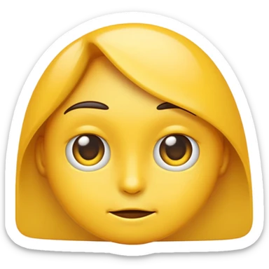 Emoji side eyeing  sticker