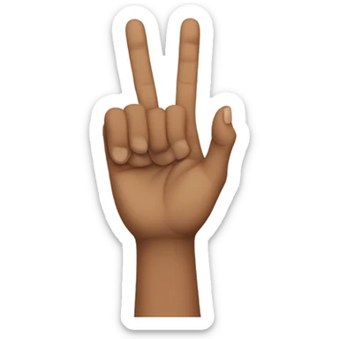 West side hand sign sticker