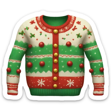 Ugly Christmas Sweater sticker