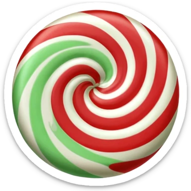 Peppermint emoji Google Noto Color emoji style  sticker