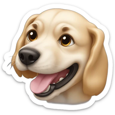 dog oral mucosa sticker