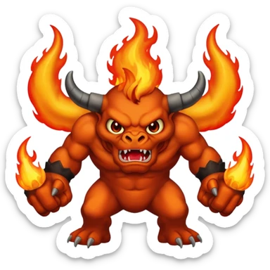 Balrog emoji sticker