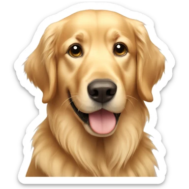 Golden retriever sticker