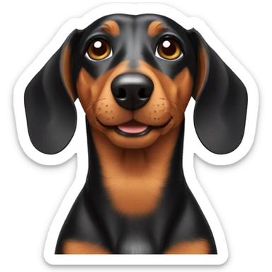 dachshund senior sticker