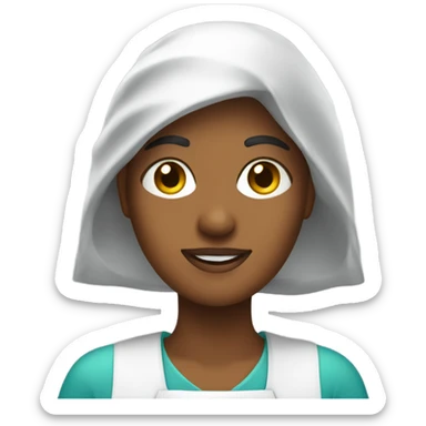 Cleaning lady  sticker