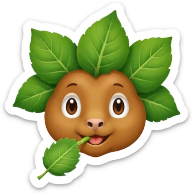 vegetarian animal sticker