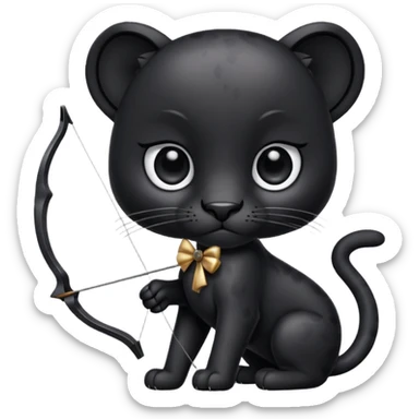 Panther archery  sticker