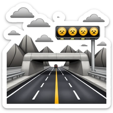 highway tol plaza sticker