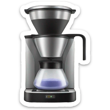 Coffee maker filter sticker