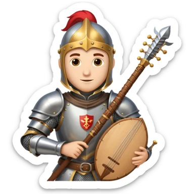 Knight Bard sticker