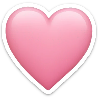 Pink heart sticker