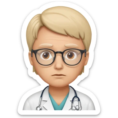 They need some concern on their face; they need to be considering one of two medical options. sticker