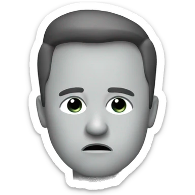 A journalist as an angry wojak sticker