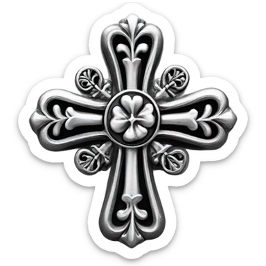 chrome hearts cross sticker