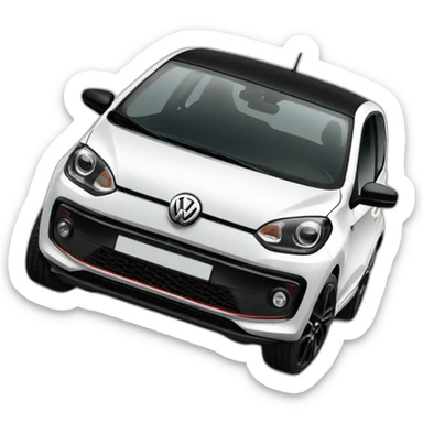 black VW up GTI sticker