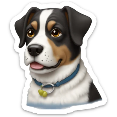 epanguel breton dog sticker