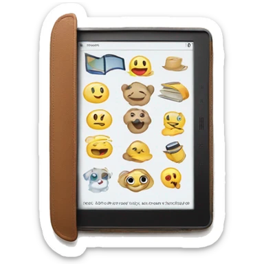 Kindle with cute case  sticker