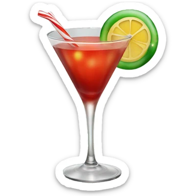 Christmas cocktail  sticker
