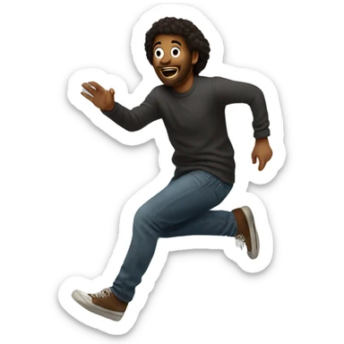 somebody levitating  sticker