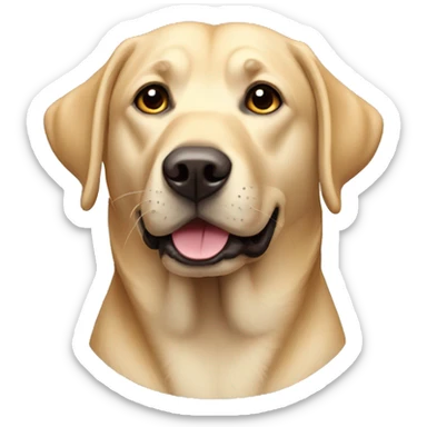 labrador alegre sticker