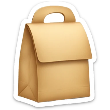 Lunch bag sticker