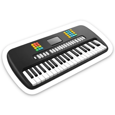 Electric keyboard sticker