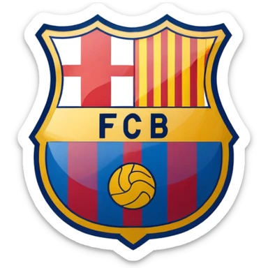 Fc Barcelona logo imoji sticker