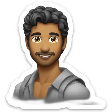 hot sri lankan guy sticker