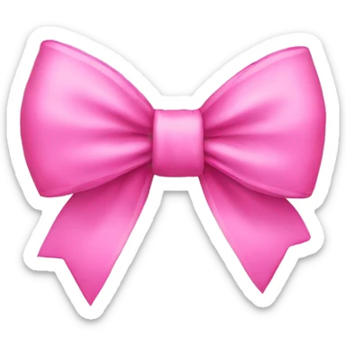Pink bow  sticker