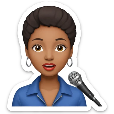 Moncia R&B singer sticker