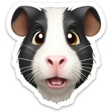 threatening-guinea-pig sticker